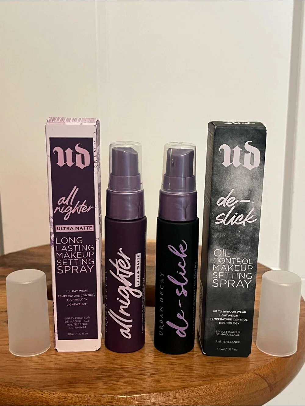 Urban Decay All Nighter & De-Slick Setting Sprays Duo - 30mL